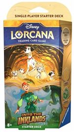 Disney lorcana: into the inklands starter deck a - amber & emerald