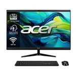 Sobremesa All-in-One Acer Aspire C27-1800, Intel Core i5-12450H, 16 GB RAM, 1TB SSD, Intel Iris Xe, Windows 11 Home, 27", Full HD, Negro