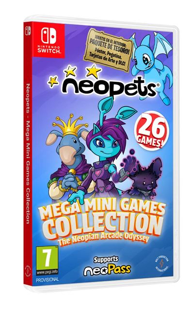 Neopets Mega Mini Games Collection: The Neopian Arcade Odyssey - Day 1 Edition Nintendo Switch