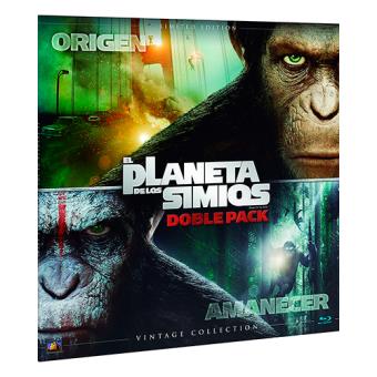 Pack El planeta de los simios. Dúo  Ed Limitada Vinilo - Blu-Ray - 1
