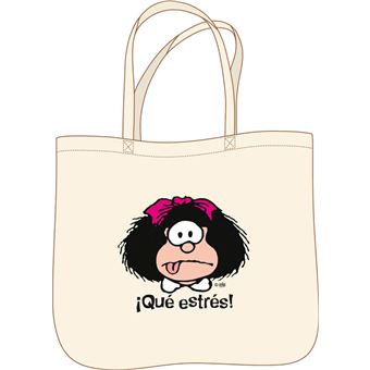 Bolsa Tela Mafalda Que Estres - 1