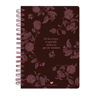 Libreta La Vecina Rubia A5 De los errores se aprende, menos yo, que me enamoro - 1