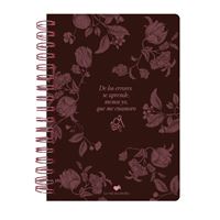Libreta La Vecina Rubia A5 De los errores se aprende, menos yo, que me enamoro
