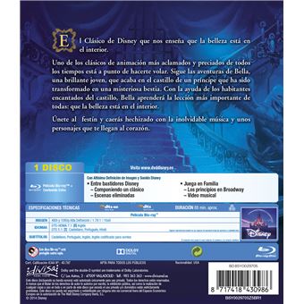 La bella y la bestia - Blu-Ray