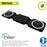 Base de carga inalámbrica plegable Muvit 3 en 1 con soporte Magsafe Negro