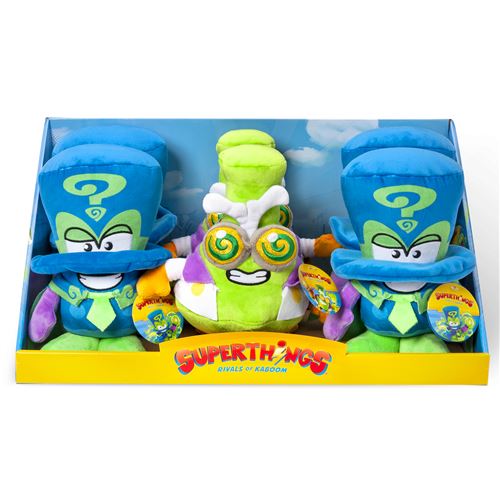 Set de 3 peluches magicbox superthings rivals of kaboom
