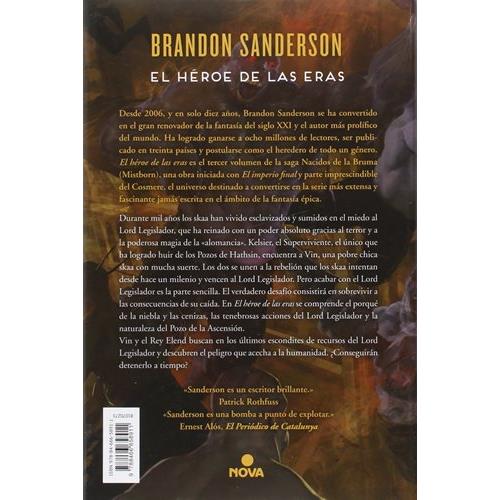 El héroe de las eras - Brandon Sanderson.