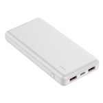 Powerbank Myway 10000mAh USB 2 puertos 2A + Cable tipo C Blanco