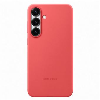 Funda de silicona Samsung Roja para Galaxy S25+