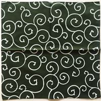 Pañuelo tradicional japonés Furoshiki Nubes verdes