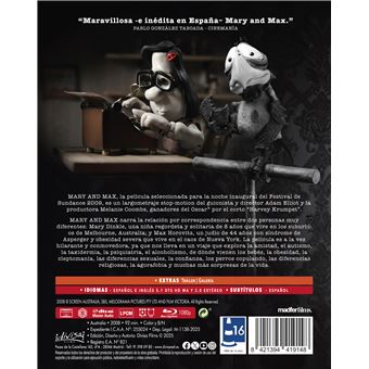 Mary And Max - Blu-ray - Adam Elliot | Fnac