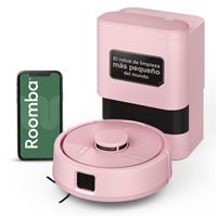 Robot aspirador y friegasuelos iRobot Roomba mini con Base AutoEmpty Rosa
