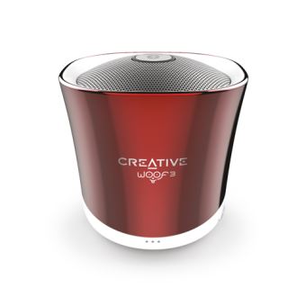 Altavoz Bluetooth Creative Woof 3 Rojo