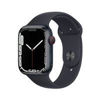 Apple Watch S7 45 mm LTE Caja de aluminio medianoche y correa deportiva medianoche