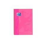 Cuaderno Oxford Espiral A4+ Cuadrícula Touch Europeanbook 1 Tapas Extraduras Lavanda Pastel