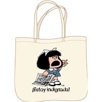 Bolsa de tela Mafalda ¡Estoy indignada!