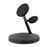 Base de carga inalámbrica Muvit 3 en 1 con soporte Magsafe Negro
