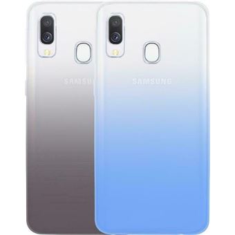 Kit 2 fundas Bigben Negro/Azul para Samsung Galaxy A40