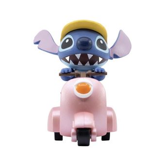 Figura Yume Disney Lilo y Stitch con moto rosa 10cm - 1
