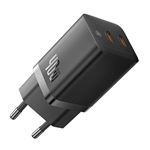 Cargador de pared Baseus GaN 5 Pro Fast Charger 2x USB-C 40W EU Negro