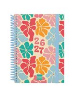 Agenda Escolar Finocam Diva Sep 2026 - Jun 2027 8º - 120x164 Mm Semana Vista Horizontal Spring Catalán