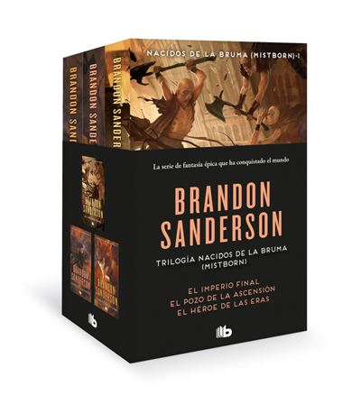 Trilogía Nacidos de la bruma [Mistborn] (pack con: El imperio final, El  Pozo de la ascensión, El héroe de las eras) - Brandon Sanderson -5% en  libros