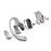Auriculares Bluetooth Shokz OpenFit 2+ True Wireless Gris