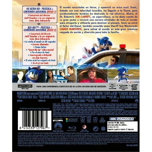 SONIC Sonic le film Blu-ray - Blu-ray - Jeff Fowler - Jim Carrey - James  Marsden : toutes les séries TV à la Fnac