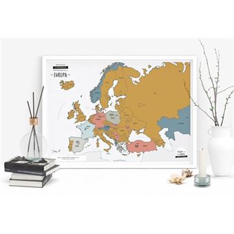 Mapa Rascable de Europa