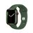 Apple Watch S7 45 mm LTE Caja de aluminio verde y correa deportiva verde trébol