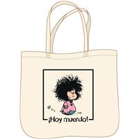 Bolsa de tela Mafalda ¡Hoy muerdo!