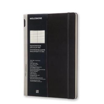Archivador Moleskine A4 Cuadrícula tapa dura negra