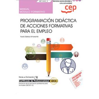 Manual. Programación Didáctica De Acciones Formativas Para El Empleo ...