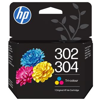 Pack 2 Cartuchos de tinta Tricolor HP 302 + 304 B7RT6AE