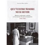 QUE VUESTRO NOMBRE NO SE OLVIDE: Mujeres condenadas a muerte en los consejos de guerra franquistas (1936-1945)