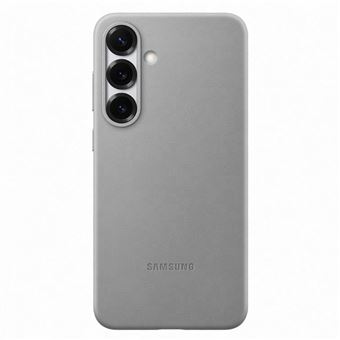 Funda Samsung de cuero vegano Gris para Galaxy S25+