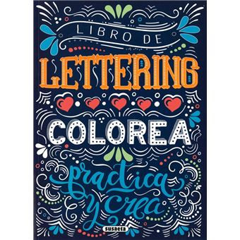Libro de lettering 2-colorea practi