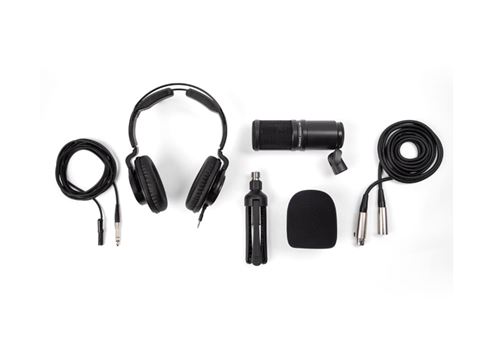 Kit Podcast De Accesorios Zdm-1pmp, Micro, Cable, Auriculares Y Trípode
