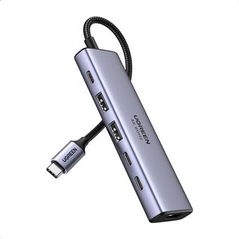 Hub 6 en 1 Ugreen USB-C a HDMI + 2x USB-A 3.2 + 2x USB-C 3.2 + PD Power Converter - 1