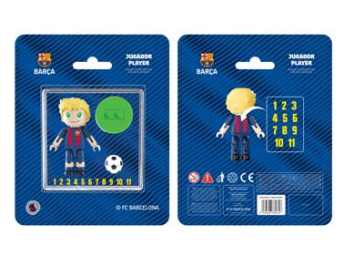 Figura jugador fc barcelona mod 2 4cm