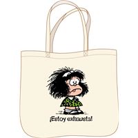 Bolsa de tela Mafalda ¡Estoy exhausta!
