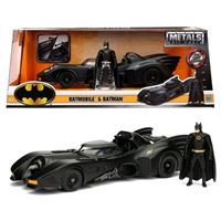 Figura Metals DC Batman 1989 Batmóvil y Batman