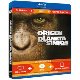 El origen del planeta de los simios - Blu-Ray + DVD + Copia digital