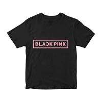 Camiseta K-Pop Blackpink Negro Talla S