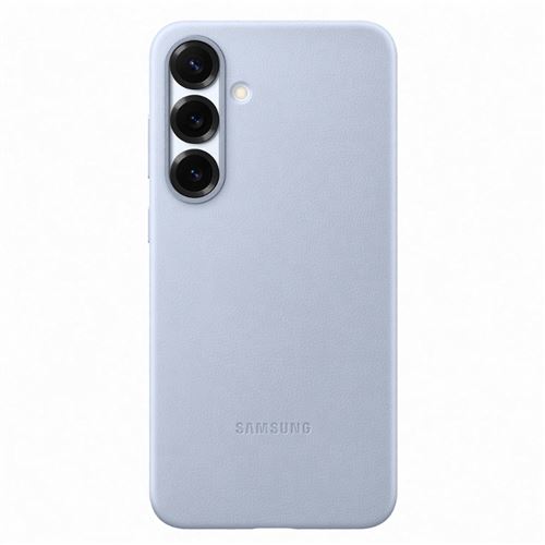 Funda Samsung De Cuero Vegano Azul Claro Para Galaxy S25+