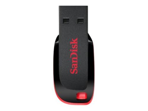Sandisk Cruzer Blade Pendrive 32GB Memoria USB compacta color negro y rojo para almacenamiento de datos portátil - Imagen 3