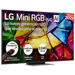 TV LED LG 65" 65MRGB88B6B evo Mini RGB AI 4K UHD 2026 Smart TV