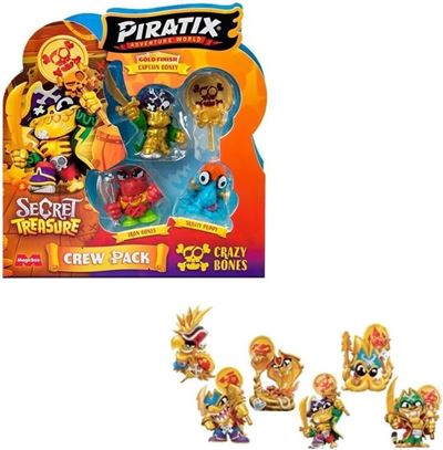 Surtido figuras magic box piratix adventure world crew pack