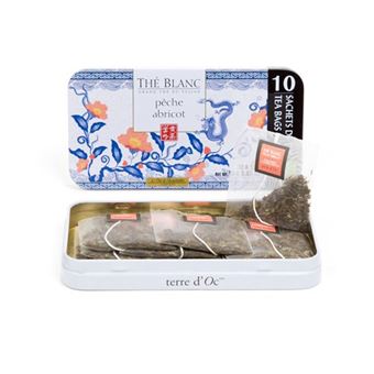 10 bolsitas de Té Blanco chino Melocotón