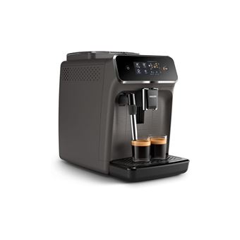 Cafetera espresso superautomática Philips serie 2200 con espumador de  leche, 2 tipos de café
